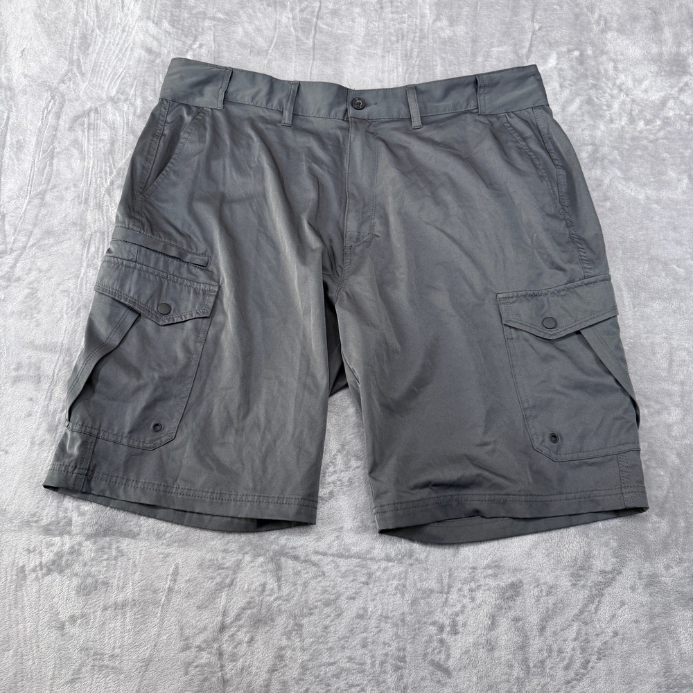 Denali Cargo Shorts Mens Size 40 Charcoal Gray Outdoor Hiking Utility Casual